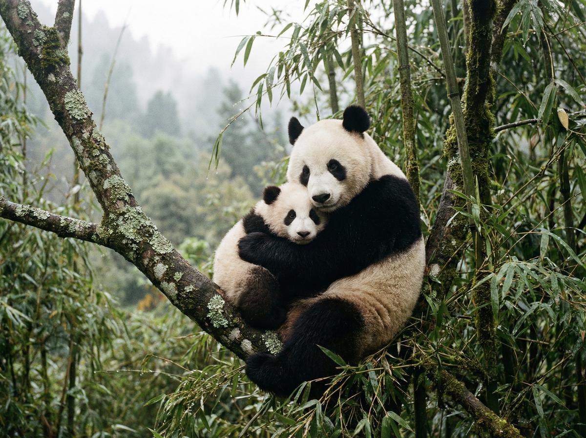 午夜大片精选母子熊猫